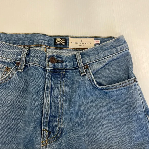 Imogene + Willie Barton Slim Light Wash Denim Jeans - Picture 2 of 5